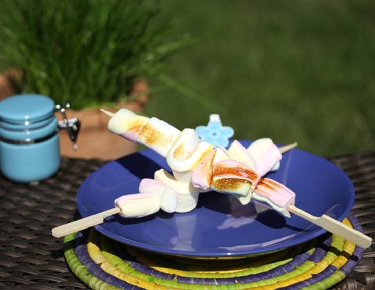 Gegrillte Marshmallows Gegrillte Marshmallows