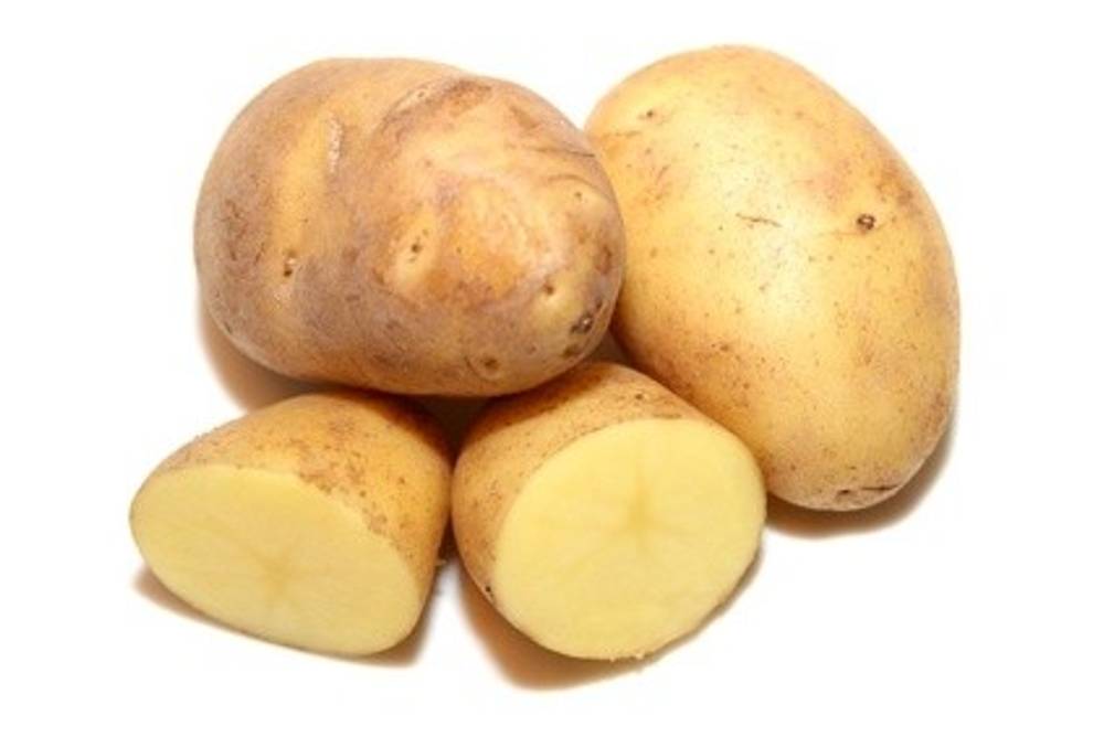 Kartoffel aufgeschnitten