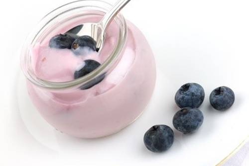 Heidelbeer-Joghurt ist gut gegen Stress