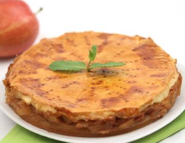 Apfelkuchen gedeckt Apfelkuchen gedeckt
