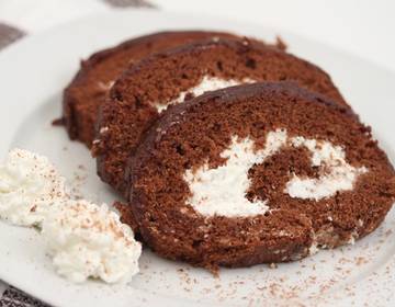 Schokoladenroulade Schokoladenroulade