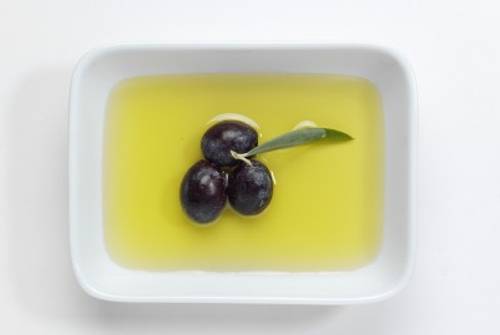 Oliven in Olivenöl