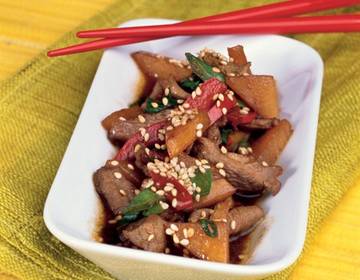 Ente mit Kürbis und Chili Ente mit Kürbis und Chili