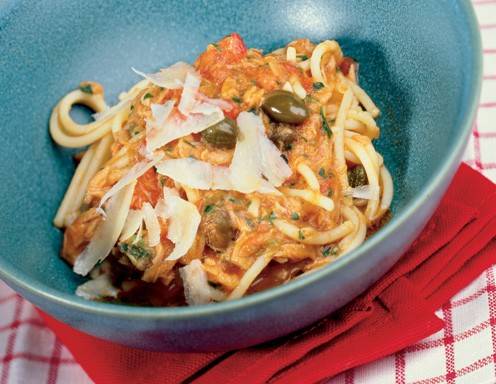 Spaghetti mit Thunfisch