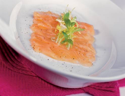 Carpaccio lachsrosa