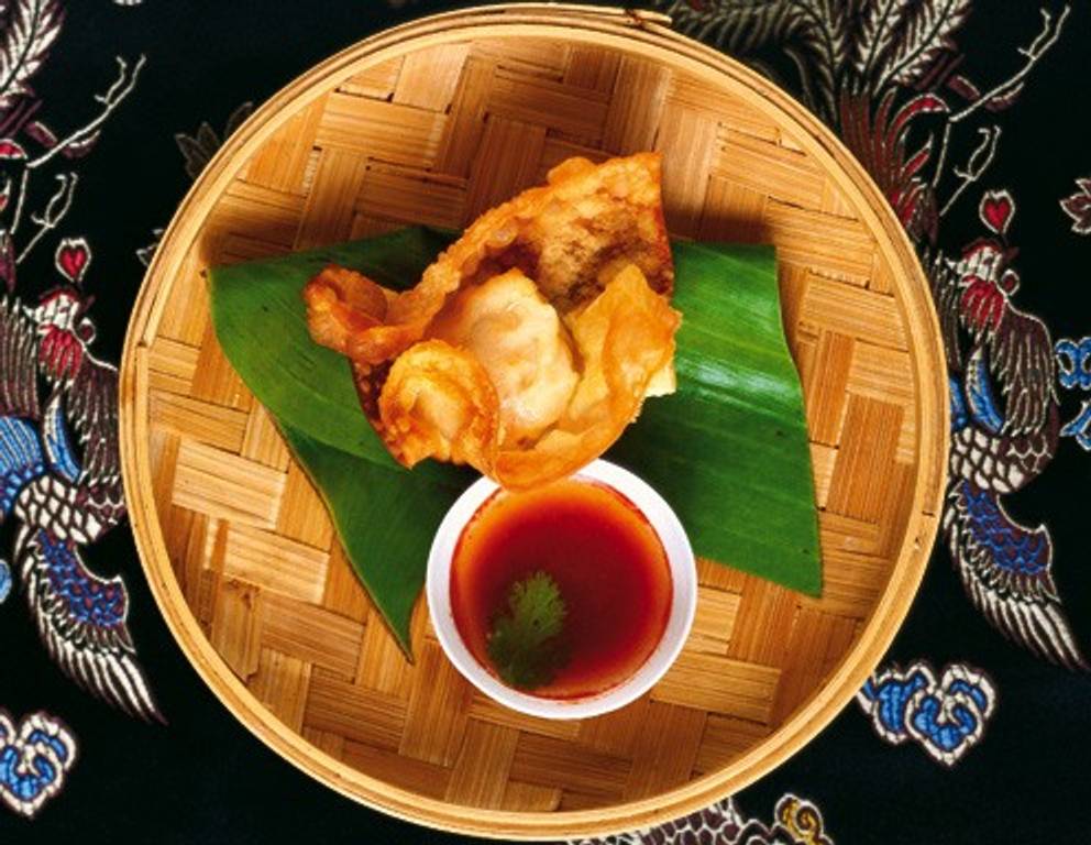 Frittierte Hühnerfleisch-Dim-Sum Frittierte Hühnerfleisch-Dim-Sum