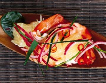 Pomelo-Garnelen-Salat Pomelo-Garnelen-Salat
