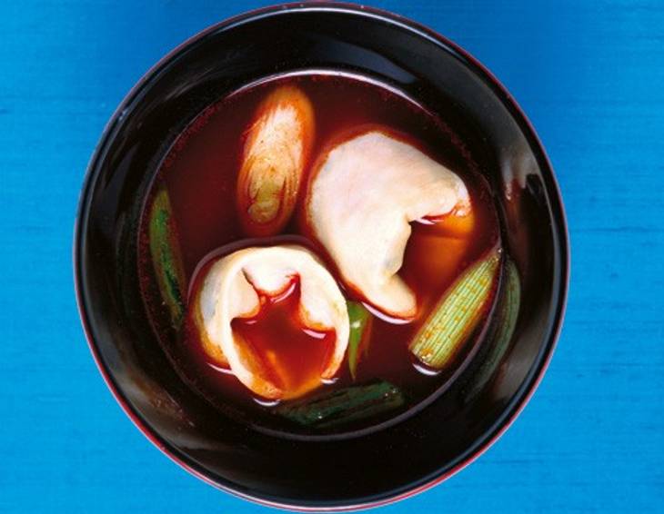 Koreanische Wonton-Suppe