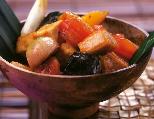 Süß-saures Tofu-Gemüse Rezept - ichkoche.de Süß-saures Tofu-Gemüse Rezept - ichkoche.de