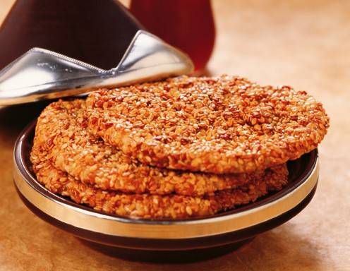 Honig-Sesam-Kekse Rezept - ichkoche.at Honig-Sesam-Kekse Rezept - ichkoche.at