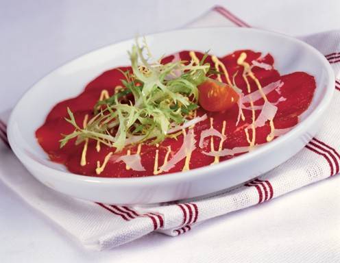 Carpaccio vom Rind mit Senfsauce Rezept - ichkoche.at