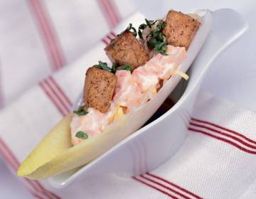 Thunfisch auf Chicorée Thunfisch auf Chicorée