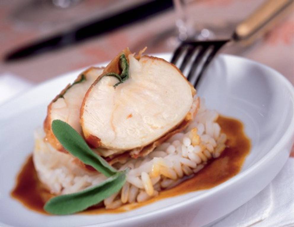 Hühner-Saltimbocca Hühner-Saltimbocca