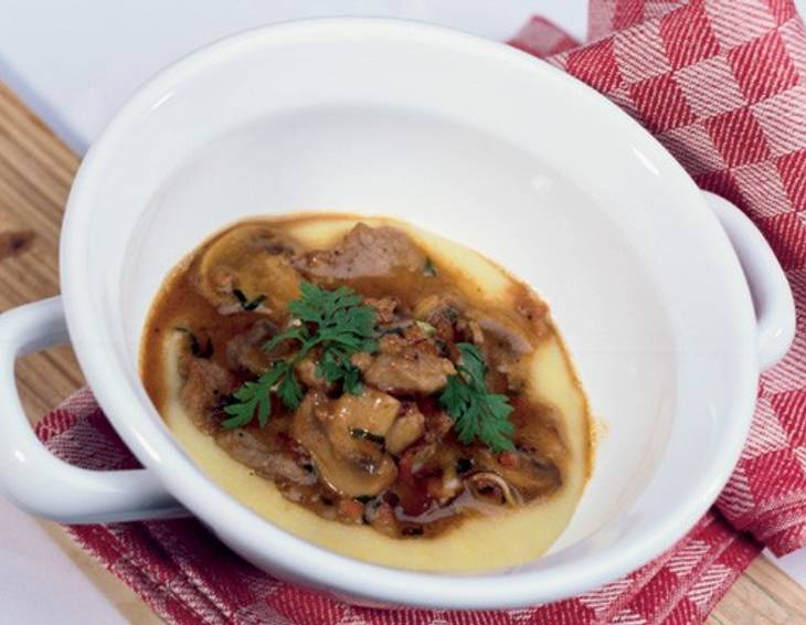 Geschnetzeltes mit Madeira-Champignons