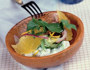 Avocado-Orangen Salat Avocado-Orangen Salat