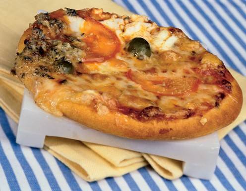 Pizza ai quattro formaggi (Pizza mit vier Käsesorten) Rezept ichkoche
