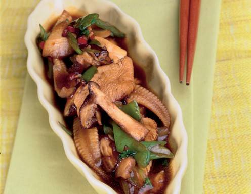 Huhn mit Maiskölbchen Rezept - ichkoche.ch