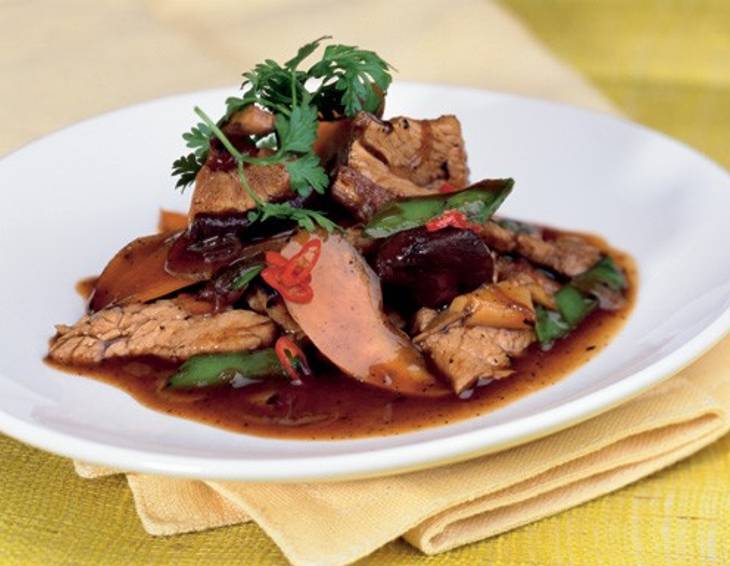 Schweinefleisch süß-sauer Schweinefleisch süß-sauer