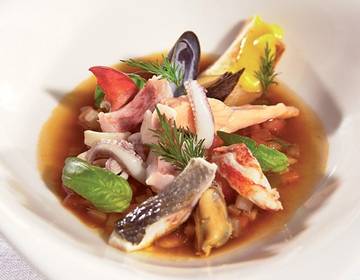 Fischsuppe mit Safran-Rouille Fischsuppe mit Safran-Rouille