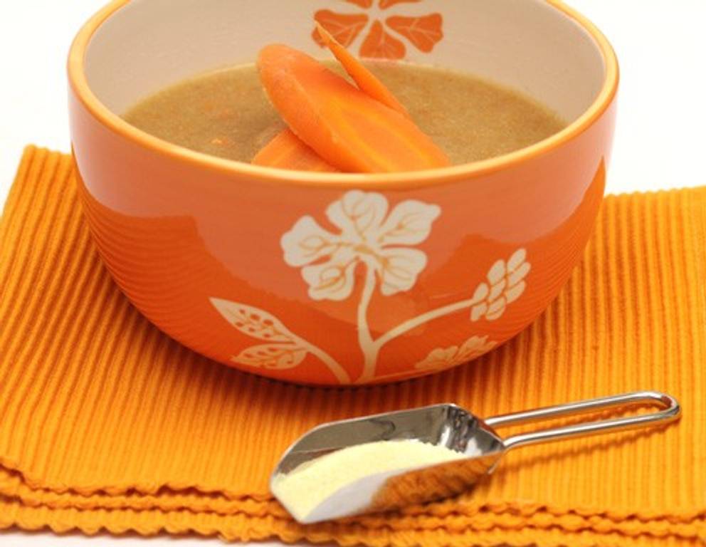Karotten-Grieß-Suppe Karotten-Grieß-Suppe