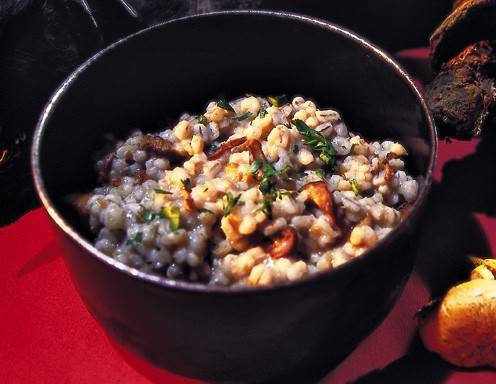 Rollgerstl mit Schwammerln