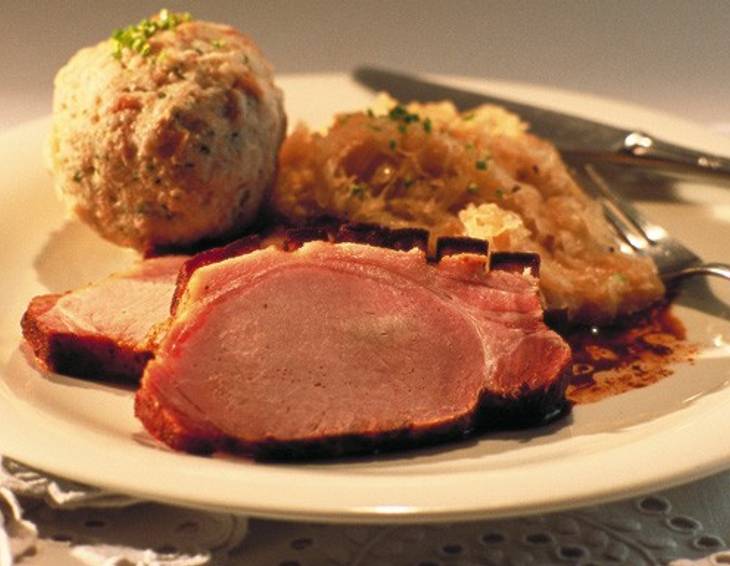 Schweinsbrüstl (Schwartenbraten)