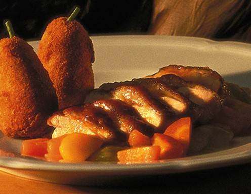 Wildentenbrust auf Karotten und Trauben Rezept - ichkoche.at