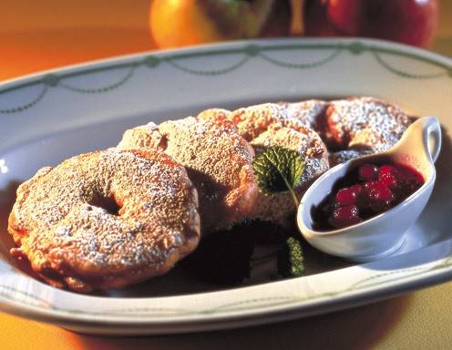 Gebackene Apfelscheiben Rezept - ichkoche.de