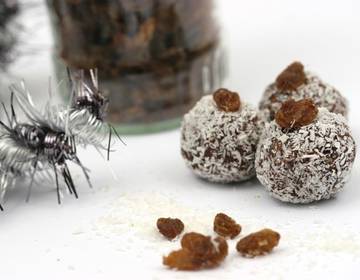 Rosinen-Rumkugeln Rosinen-Rumkugeln