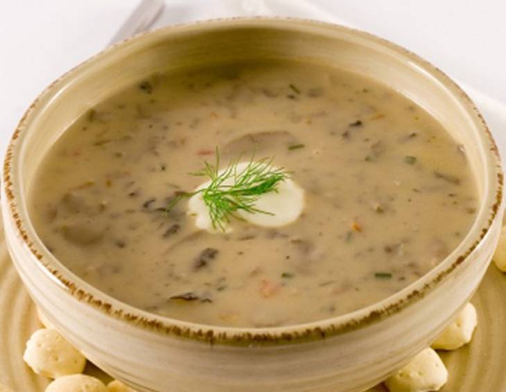 Steinpilz-Rahmsuppe Steinpilz-Rahmsuppe