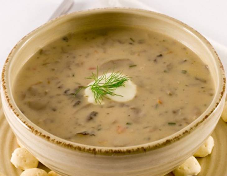 Steinpilz-Rahmsuppe