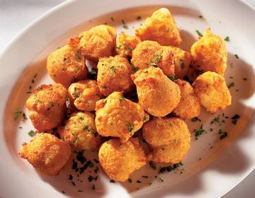 Krabben-Brandteigkrapferl Krabben-Brandteigkrapferl