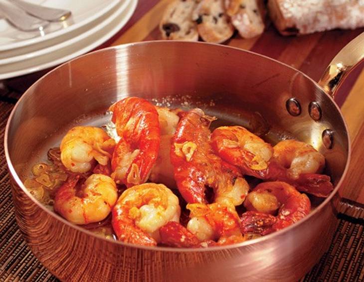 Krevetten mit Knoblauch Krevetten mit Knoblauch