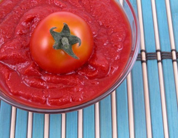 Scharfes Tomatenpüree Scharfes Tomatenpüree