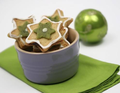 Kürbiskern-Marzipan-Sterne Rezept - ichkoche.at Kürbiskern-Marzipan-Sterne Rezept - ichkoche.at