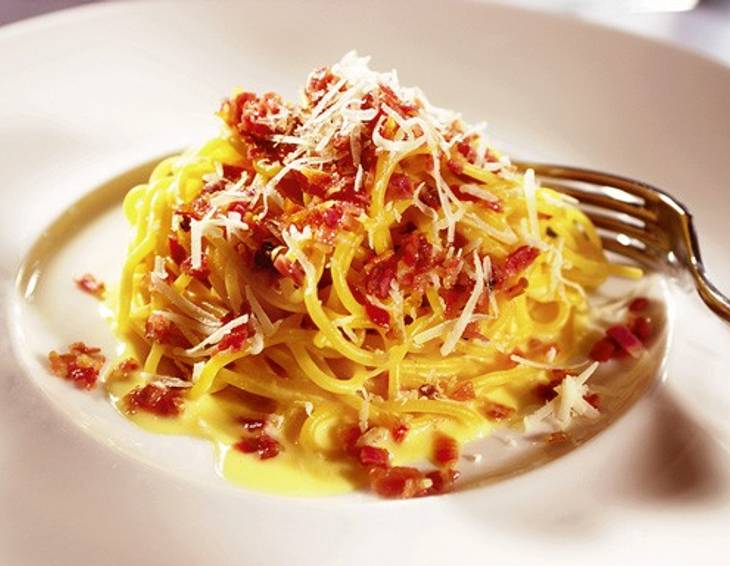Spaghetti alla carbonara Spaghetti alla carbonara