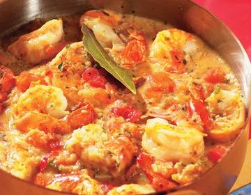 Garnelen mit Romesco-Sauce Garnelen mit Romesco-Sauce