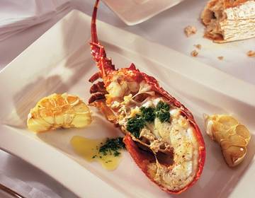 Gegrillte Languste Gegrillte Languste