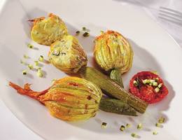 Gefüllte Zucchiniblüten à la Novelli Gefüllte Zucchiniblüten à la Novelli