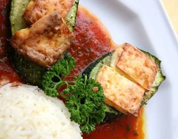 Gratinierte Zucchini Gratinierte Zucchini