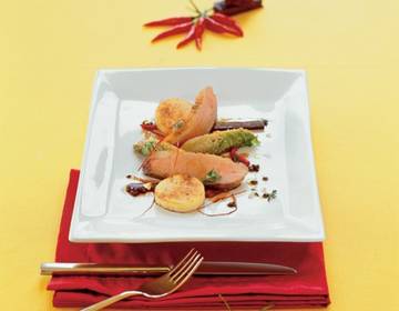 Entenbrust mit Chili-Schokoladesauce Entenbrust mit Chili-Schokoladesauce