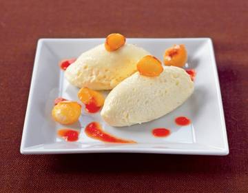 Weißes Schokolademousse Weißes Schokolademousse