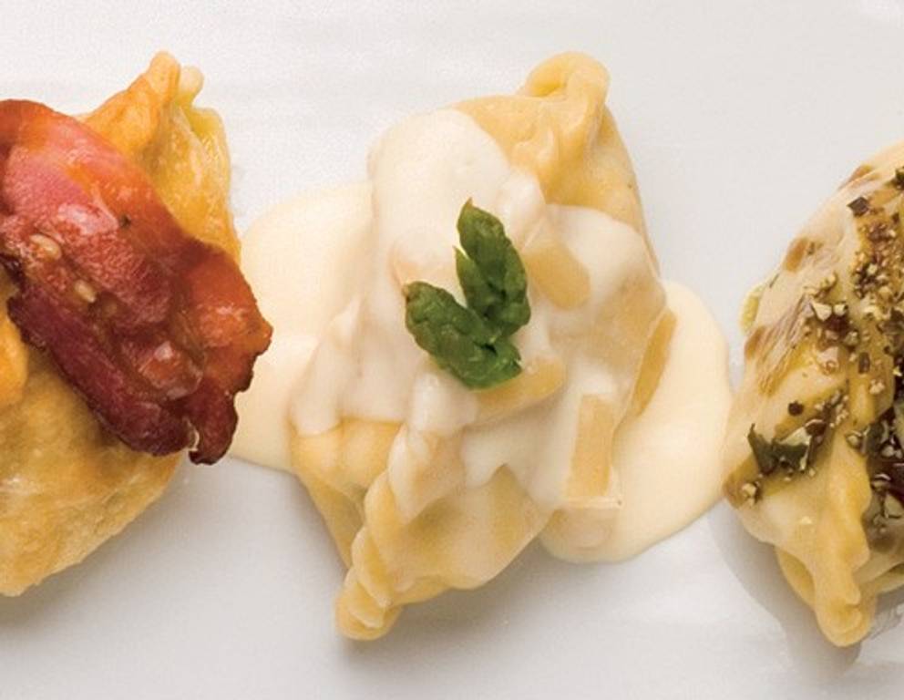 Kärntner Kasnudeln mit Spargelsauce Kärntner Kasnudeln mit Spargelsauce