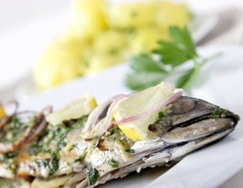 Gegrillte Forelle mit Kartoffel-Creme Rezept - ichkoche.at