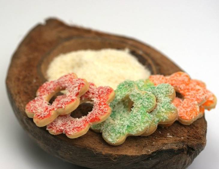 Bunte Kokosblumen Bunte Kokosblumen