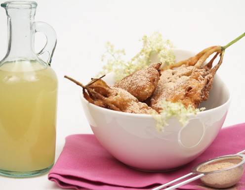 Gebackene Hollerblüten Rezept