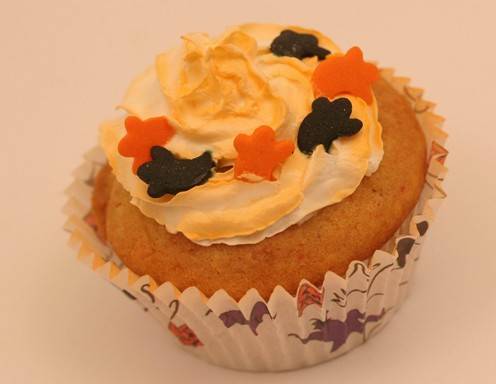 Orange Halloween Muffins