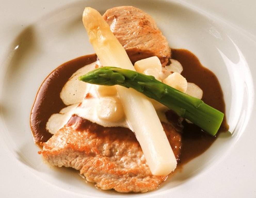 Lavanttaler Spargelschnitzel Lavanttaler Spargelschnitzel