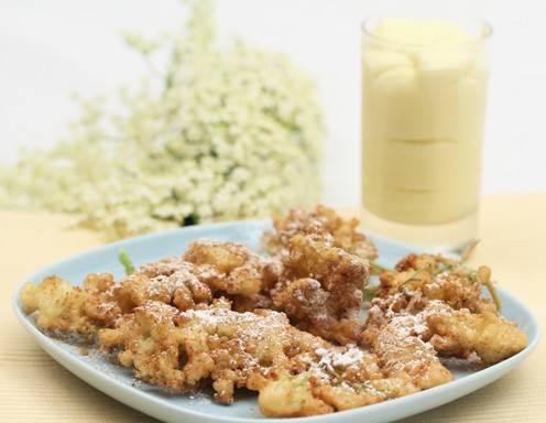 Gebackene Hollerstrauben Rezept