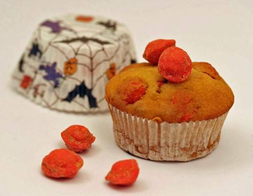 Feurige Halloween Muffins